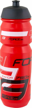 Garrafa de bicicleta Force Savior Bottle Red/Black/White 750 ml Garrafa de bicicleta - 1