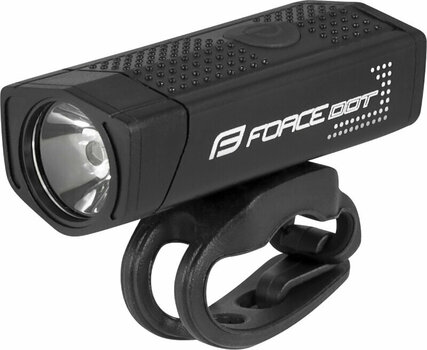 Oświetlenie rowerowe przednie Force Dot-300 300 lm Black Oświetlenie rowerowe przednie - 1