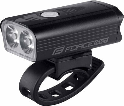 Oświetlenie rowerowe przednie Force Diver-900 900 lm Black Oświetlenie rowerowe przednie - 1