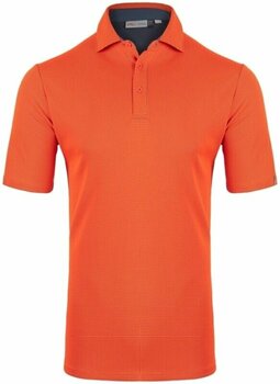 Koszulka Polo Kjus Mens Elias S/S Orange/Steel Blue 48 Koszulka Polo - 1