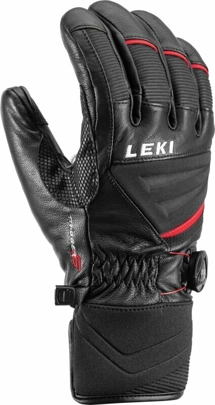 Ski Gloves Leki Griffin Tune S Boa Gloves Black/Red 8 Ski Gloves