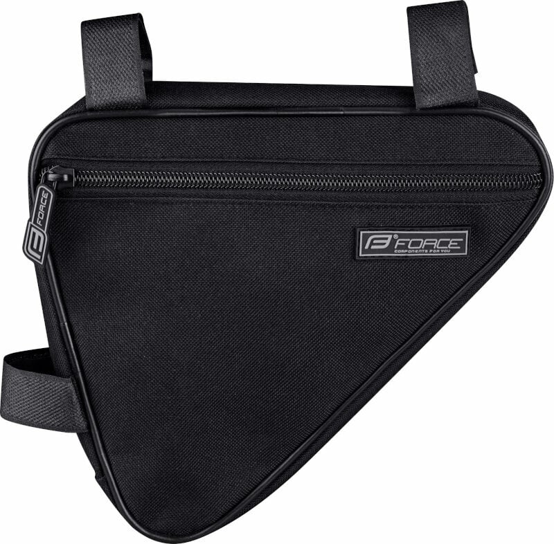 Kerékpár táska Force Classic Bud Frame Bag Black 1,9 L