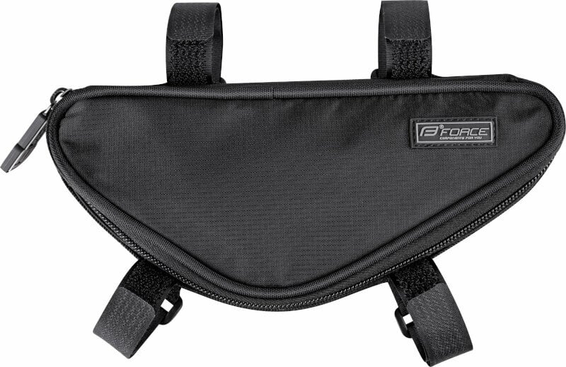 Cyklistická taška Force Trinity Frame Bag Black 0,6 L