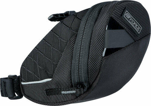 Bolsa de bicicleta Force Locus Saddle Bag Black 0,45 L Bolsa de bicicleta - 1