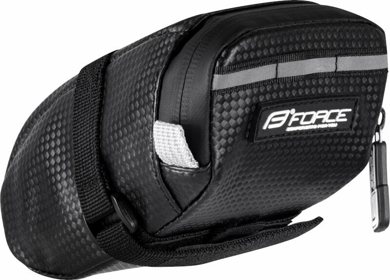 Saco para bicicletas Force Fancy Saddle Bag Black 0,5 L