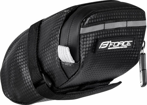 Cyklistická taška Force Fancy Saddle Bag Black 0,5 L - 1