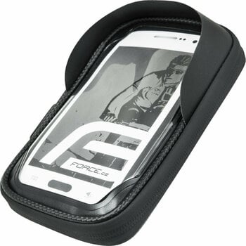 Saco para bicicletas Force Touch Handlebar Phone Bag Bolsa de guidão Black - 1