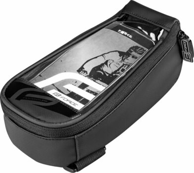 Cyklistická taška Force Phone Adventure 5,5" Frame Bag Black XL 0,8 L - 1