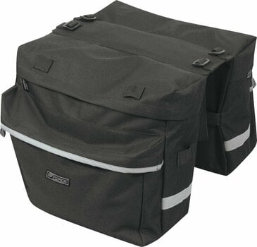 Biciklistička torba Force Double Carrier Bag Black 20 L - 1