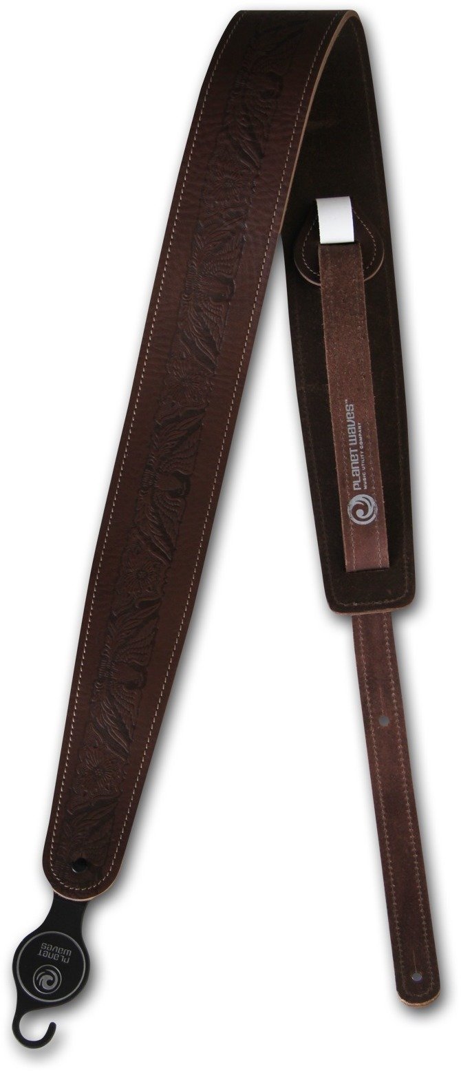 Leather guitar strap D'Addario Planet Waves 15 SS 01