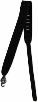 Leather guitar strap D'Addario Planet Waves 25SS00-DX Leather guitar strap Black - 1