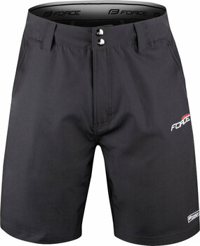 Ciclismo corto y pantalones Force Blade MTB Shorts Removable Pad Black M Ciclismo corto y pantalones - 1