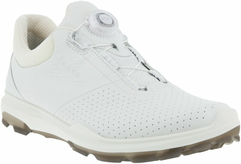 Chaussures de golf pour hommes Ecco Biom Hybrid 3 BOA Mens Golf Shoes White 41