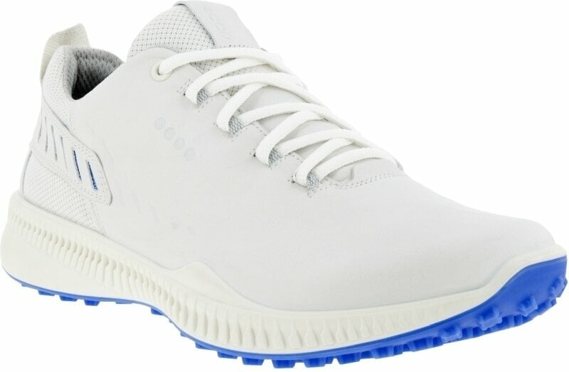 Chaussures de golf pour hommes Ecco S-Hybrid Mens Golf Shoes White 44