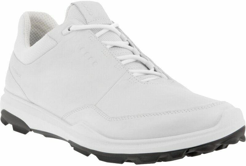 Férfi golfcipők Ecco Biom Hybrid 3 Mens Golf Shoes White 43