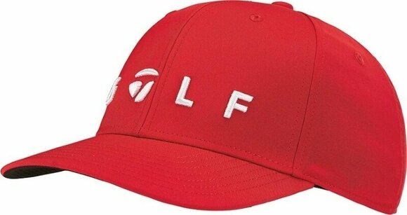 Каскет TaylorMade Golf Logo Hat Red - 1