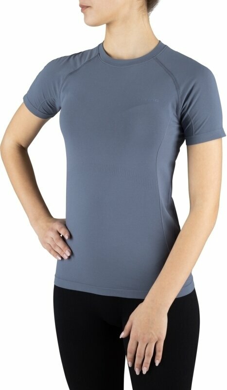 Thermo ondergoed voor dames Viking Breezer Lady T-shirt Grey XL Thermo ondergoed voor dames