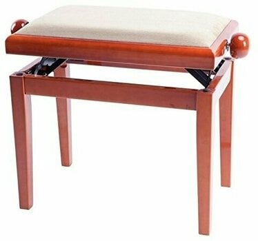 Drewniane lub klasyczne krzesła fortepianowe
 GEWA Piano Bench Deluxe Cherry - 1
