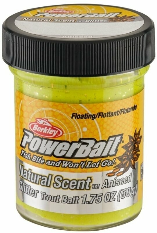 Klistra in Berkley PowerBait® Natural Glitter Trout Bait 50 g Sunshine Yellow Klistra in