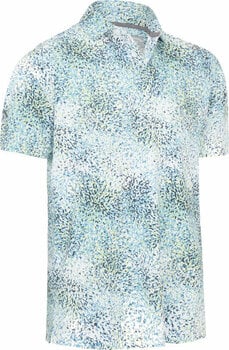 Риза за поло Callaway Mens Abstract Artisan Print Polo Bright White 2XL - 1