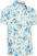 Rövid ujjú póló Callaway Mens X-Ray Floral Print Bright White XL Rövid ujjú póló