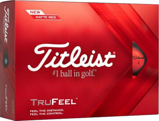 Golfový míček Titleist TruFeel 2022 Red