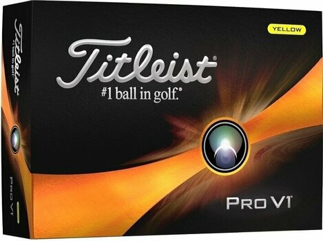 Golfball Titleist Pro V1 2023 Yellow