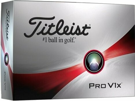Golfball Titleist Pro V1x 2023 White High Numbers - 1
