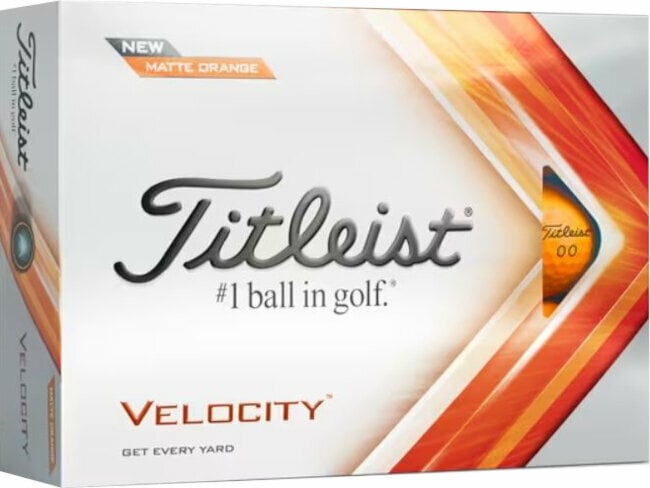 Golfball Titleist Velocity 2022 Orange