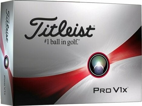Golfball Titleist Pro V1x 2023 White RCT - 1