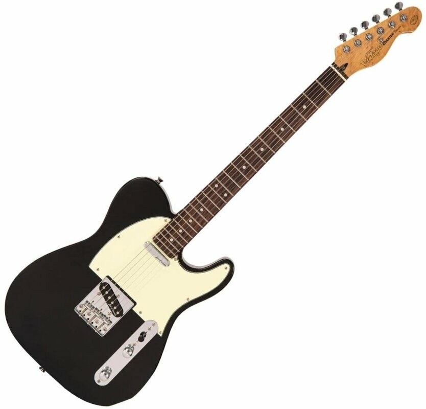 E-Gitarre Vintage V20 Coaster Gloss Black