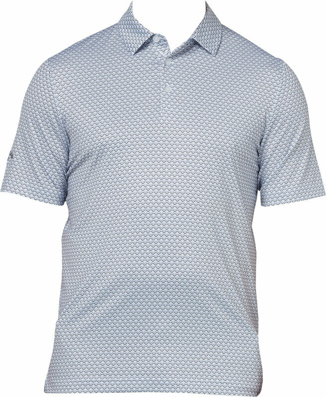 Polo trøje Callaway Mens Trademark Ombre Chev Print Bright White L Polo trøje