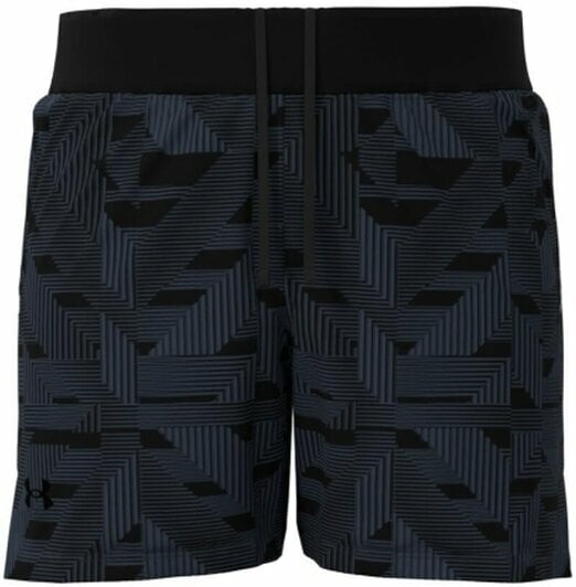 Pantalones cortos para correr Under Armour Men's Launch Elite 5'' Short Black/Downpour Gray/Reflective S Pantalones cortos para correr