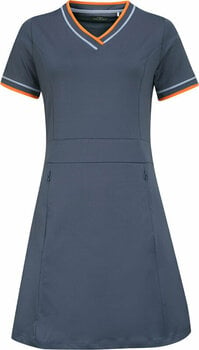 Saia/Vestido Callaway V-Neck Colorblock Blue Indigo M Vestido - 1