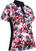 Polo trøje Callaway Womens Short Sleeve Floral Fruit Dove XL Polo trøje