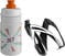 Cyklistická láhev Elite CEO  Bottle Cage + Jet Bottle Kit Black Glossy/Clear Orange 350 ml Cyklistická láhev