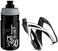 Fahrradflasche Elite CEO  Bottle Cage + Jet Bottle Kit Black Glossy/Black Grey 350 ml Fahrradflasche