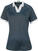 Риза за поло Callaway Womens Short Sleeve V-Placket Colourblock Polo Odyssey Grey L