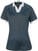 Polo košile Callaway Womens Short Sleeve V-Placket Colourblock Polo Odyssey Grey M