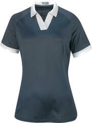 Polo majice Callaway Womens Short Sleeve V-Placket Colourblock Odyssey Grey