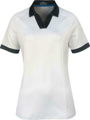 Rövid ujjú póló Callaway Womens Short Sleeve V-Placket Colourblock Brilliant White L Rövid ujjú póló
