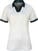 Риза за поло Callaway Womens Short Sleeve V-Placket Colourblock Polo Brilliant White XL