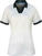 Polo-Shirt Callaway Womens Short Sleeve V-Placket Colourblock Polo Brilliant White XS
