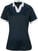 Риза за поло Callaway Womens Short Sleeve V-Placket Colourblock Polo Peacoat XS