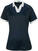 Риза за поло Callaway Womens Short Sleeve V-Placket Colourblock Polo Peacoat 2XL