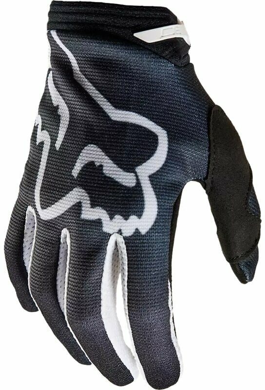 Cyklistické rukavice FOX 180 Toxsyk Womens Gloves Black/White M Cyklistické rukavice