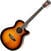 Jumbo elektro-akoestische gitaar Washburn EA15 ATB-A-U Tobacco Burst