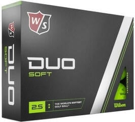 Minge de golf Wilson Staff Duo Soft Golf Balls Verde Standard Minge de golf