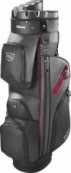 Golfbag Wilson Staff I Lock Dry Cart Bag Black/Red Golfbag - 1