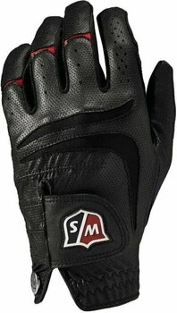 guanti Wilson Staff Grip Plus Mens Golf Glove Black LH M - 1